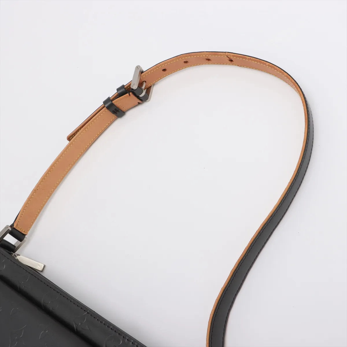 美品 ルイヴィトン モノグラム マット アルストン ノワール M55122 レザー ショルダーバッグ 肩掛け ハンド レディース MMM CS53-8