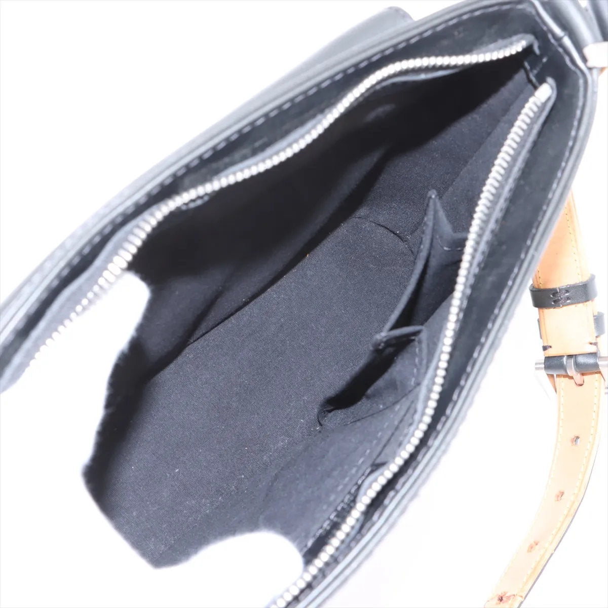 美品 ルイヴィトン モノグラム マット アルストン ノワール M55122 レザー ショルダーバッグ 肩掛け ハンド レディース MMM CS53-8