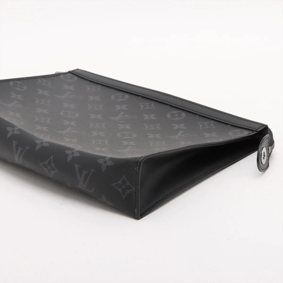 極美品 現行品 ルイヴィトン モノグラム エクリプス ポシェット ヴォワヤージュ MM M61692 レザー セカンドバッグ メンズ EEE CU55-3