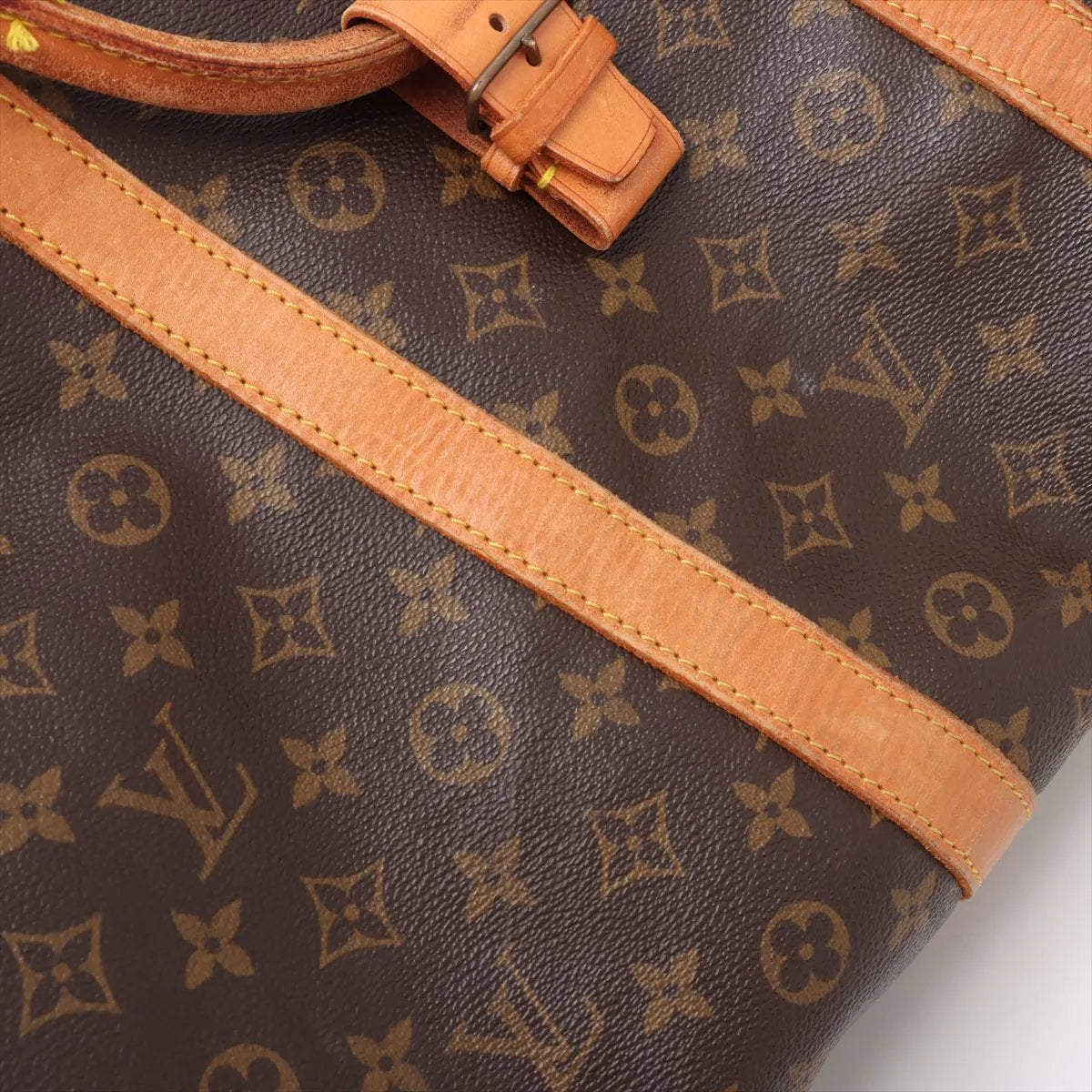 美品 ルイヴィトン モノグラム キーポル60 M41422 レザー ボストン バッグ 出張 旅行 トート ビジネス 紳士 A4 メンズ EEE CU54-10