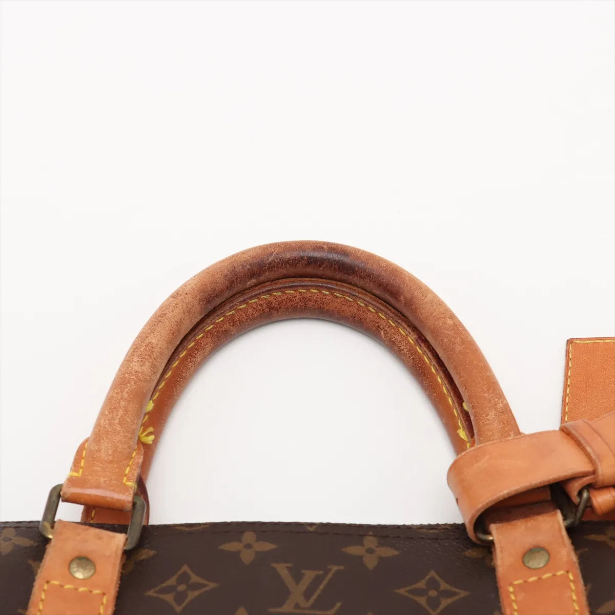 美品 ルイヴィトン モノグラム キーポル60 M41422 レザー ボストン バッグ 出張 旅行 トート ビジネス 紳士 A4 メンズ EEE CU54-10