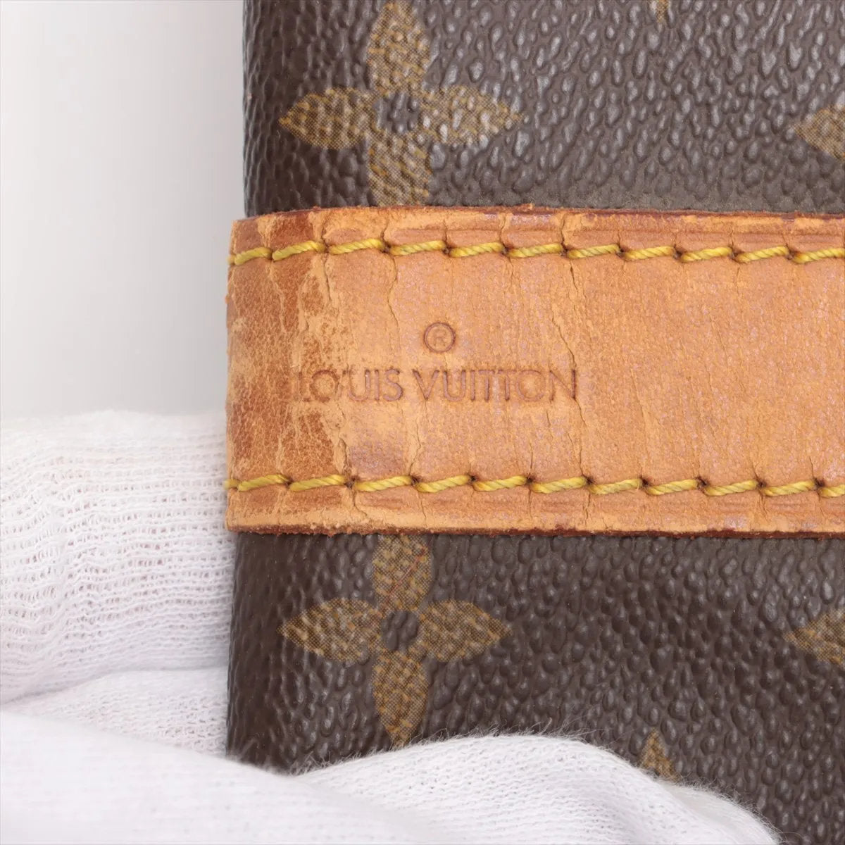 ルイヴィトン モノグラム キーポル バンドリエール 55 M41414 レザー 2WAY ボストン バッグ ショルダー 旅行 A4 メンズ EEE CV55-6