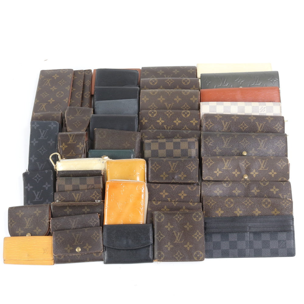まとめ 45点 セット ルイヴィトン モノグラム ダミエ エピ レザー 長財布 二つ折り ウォレット キーケース EE DK1-1