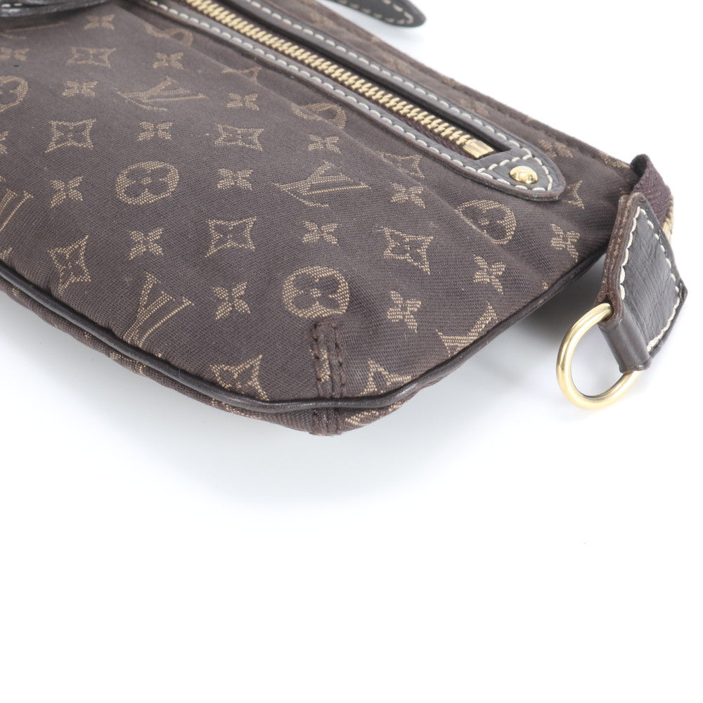 美品 ルイヴィトン モノグラム ミニラン ポシェット アクセソワール エベヌ M95668 ポーチ バッグ レディース RWM DO1-8