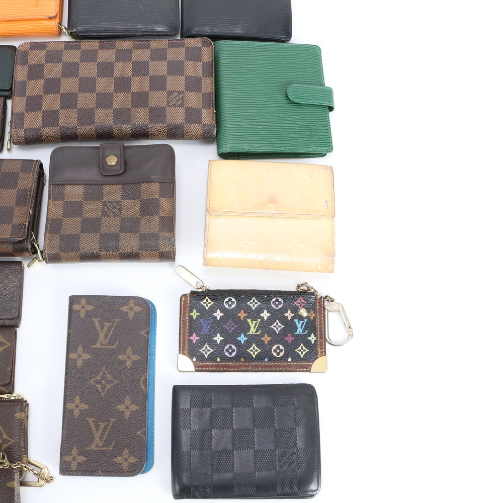 まとめ 22点 セット ルイヴィトン モノグラム ダミエ エピ レザー 長財布 二つ折り ウォレット キーケース RRR DQ15-1