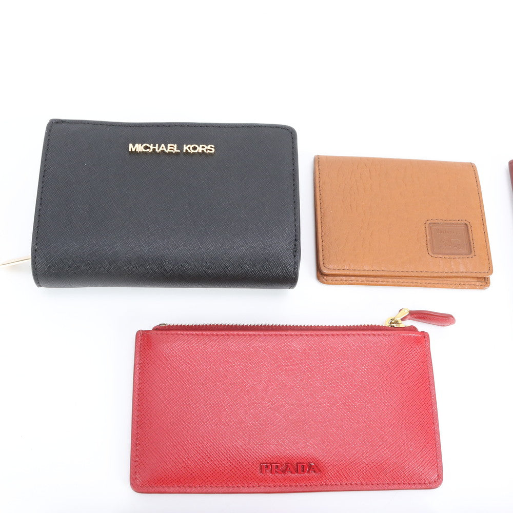まとめ 7点 セット グッチ プラダ カルティエ ボッテガヴェネタ など レザー 長財布 二つ折り メンズ レディース EWM DQ28-6