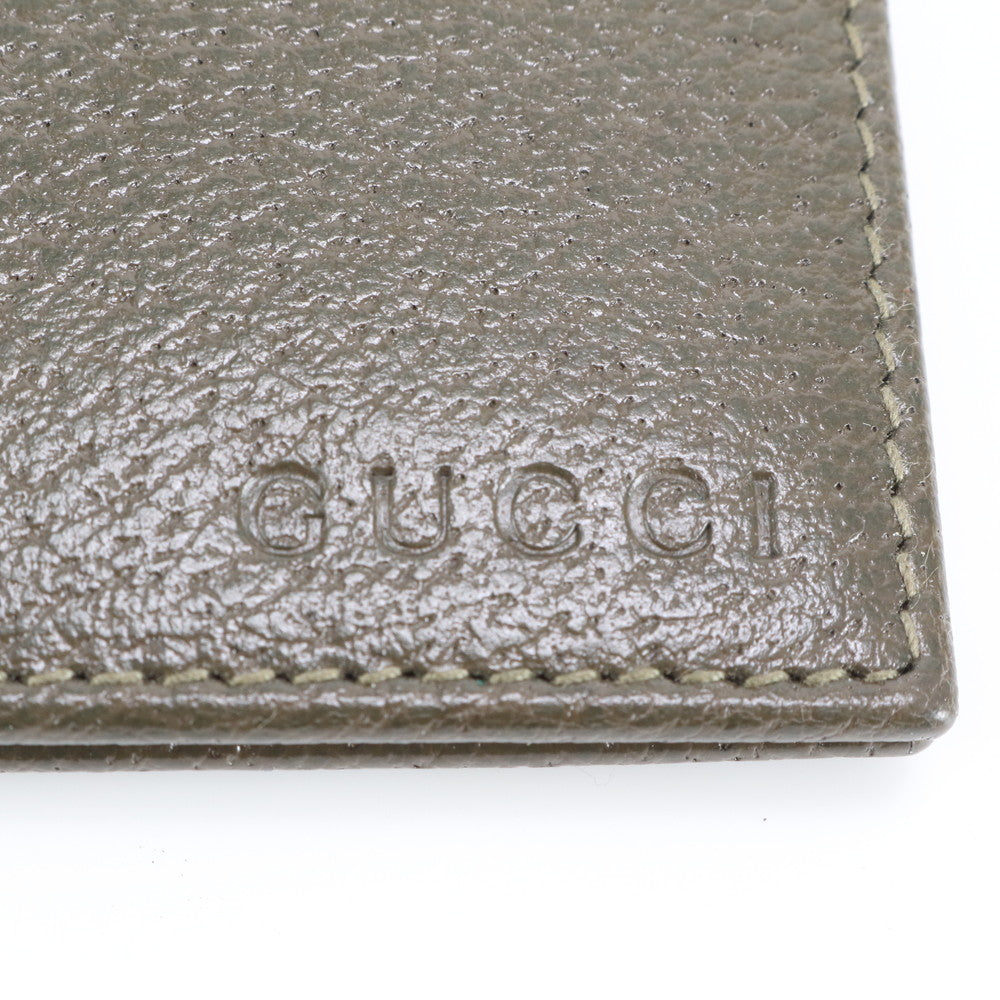 まとめ 4点 セット グッチ GGキャンバス レザー 二つ折り 財布 長財布 ウォレット ブラウン 茶色 メンズ REM DR15-7