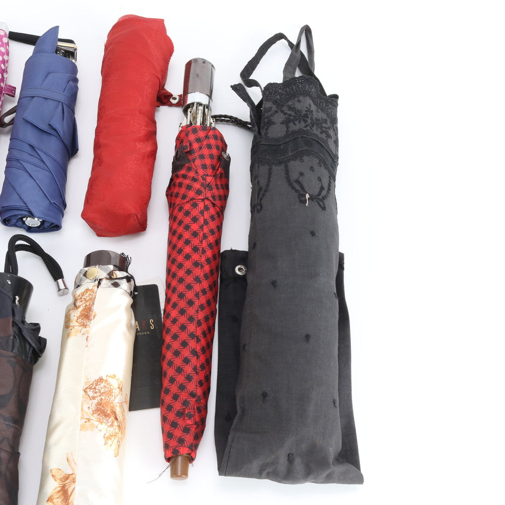 まとめ 12点 セット ヴィヴィアンウエストウッド イヴサンローラン など 折り畳み傘 雨傘 雨具 メンズ レディース EBM DS38-10