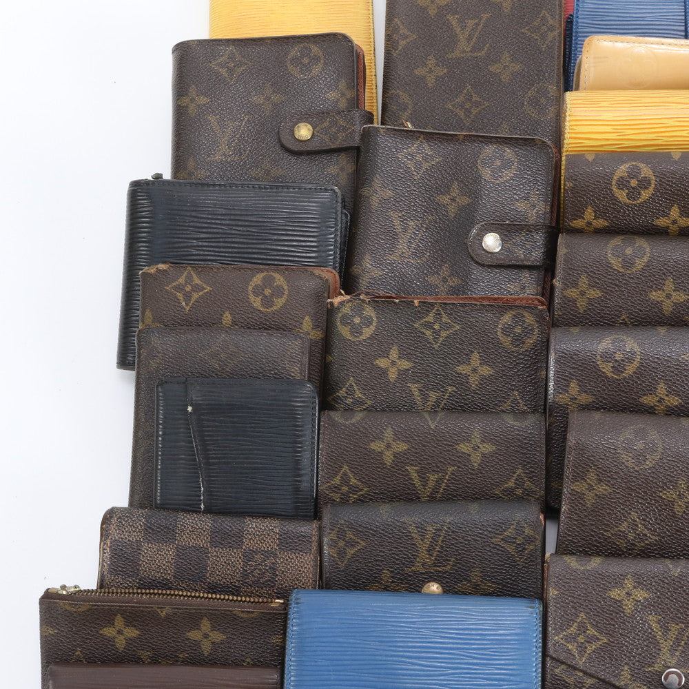 まとめ 38点 セット ルイヴィトン モノグラム ダミエ エピ レザー 長財布 二つ折り ウォレット キーケース RRR DS45-8