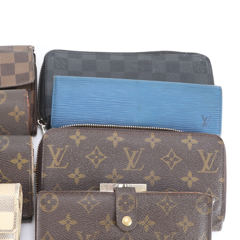 まとめ 14点 セット ルイヴィトン モノグラム ダミエ エピ レザー 長財布 二つ折り ウォレット キーケース RRE DS45-1