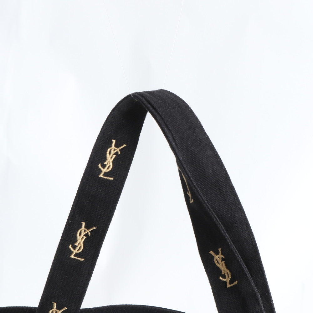 美品 YSL イヴ サンローラン トート バッグ 肩掛け ショルダー ハンド A4 ブラック 黒 レディース EEE DT33-7