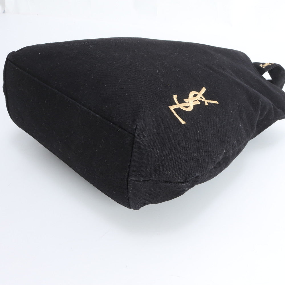 美品 YSL イヴ サンローラン トート バッグ 肩掛け ショルダー ハンド A4 ブラック 黒 レディース EEE DT33-7
