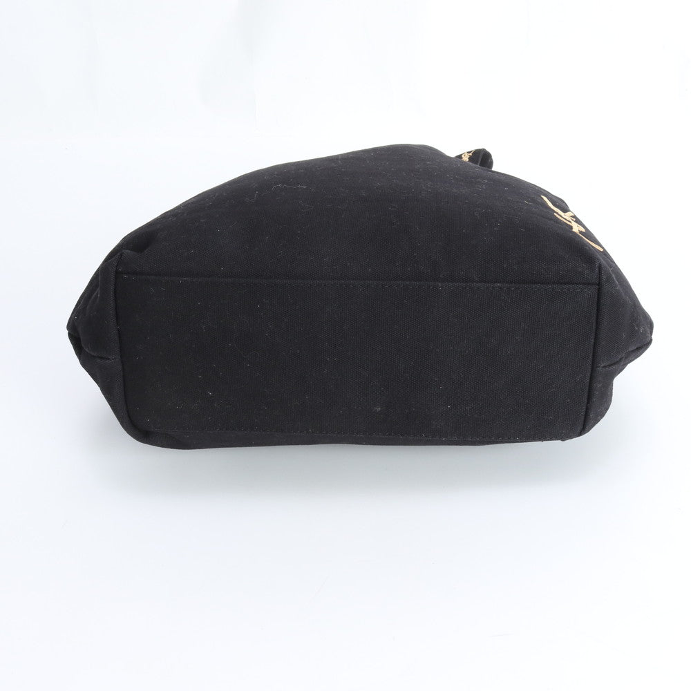 美品 YSL イヴ サンローラン トート バッグ 肩掛け ショルダー ハンド A4 ブラック 黒 レディース EEE DT33-7