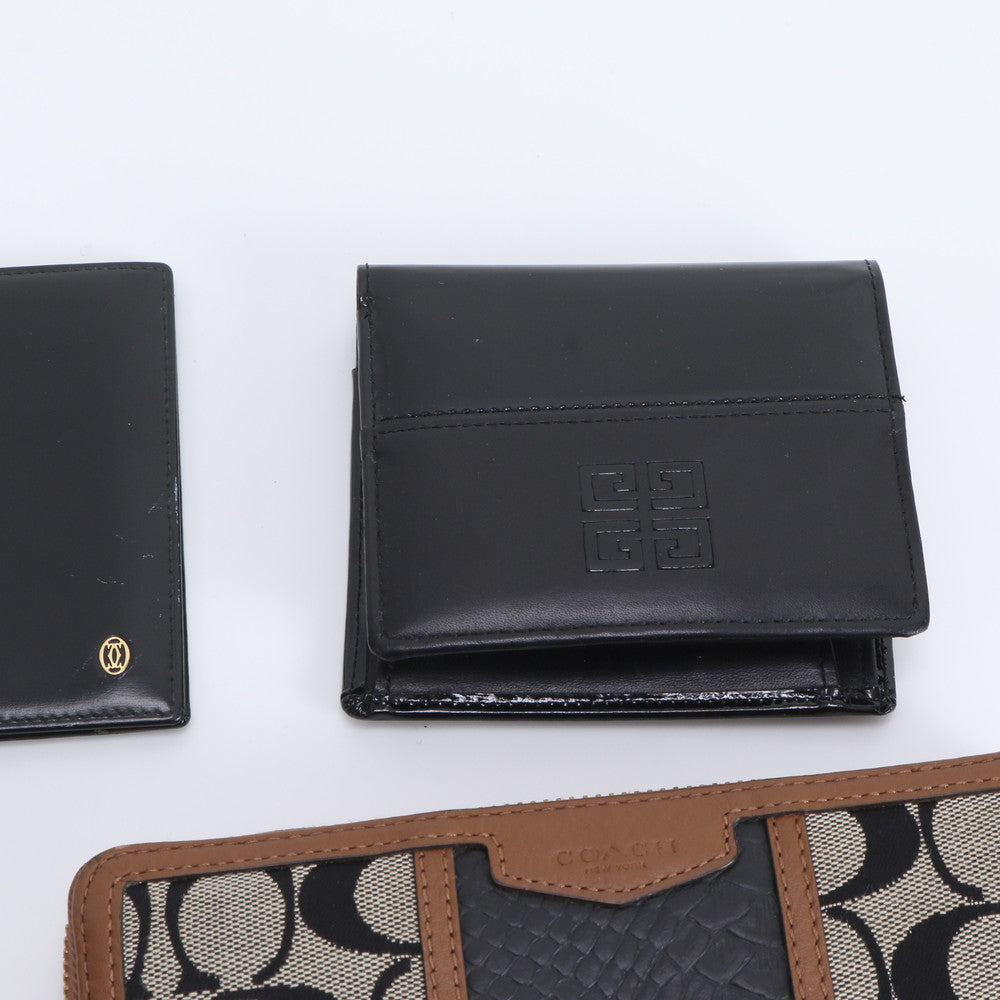 まとめ 14点 セット シャネル ルイヴィトン プラダ グッチ など レザー 長財布 二つ折り 財布 カードケース レディース MWE DT60-4