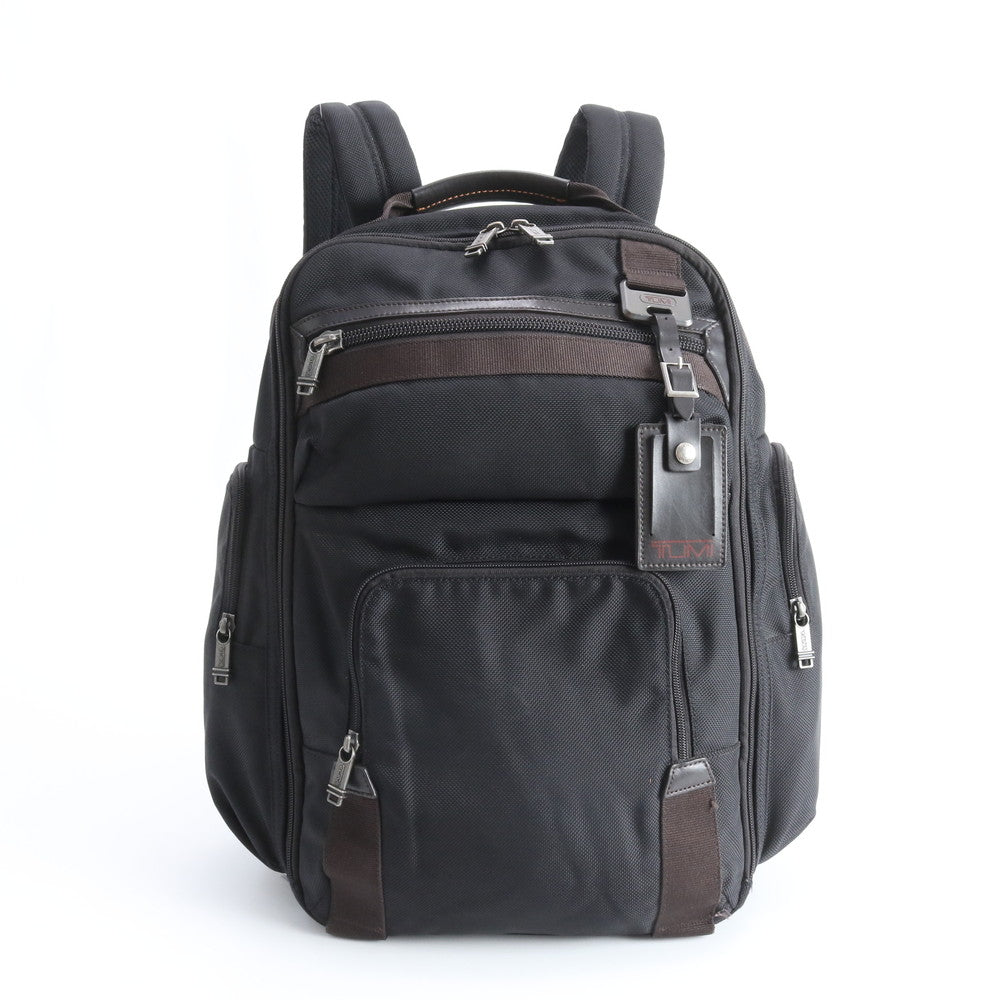 美品 TUMI トゥミ トレーサータグ付 69394HKO リュックサック バックパック バッグ ビジネス ブラック A4 メンズ REM DT35-9
