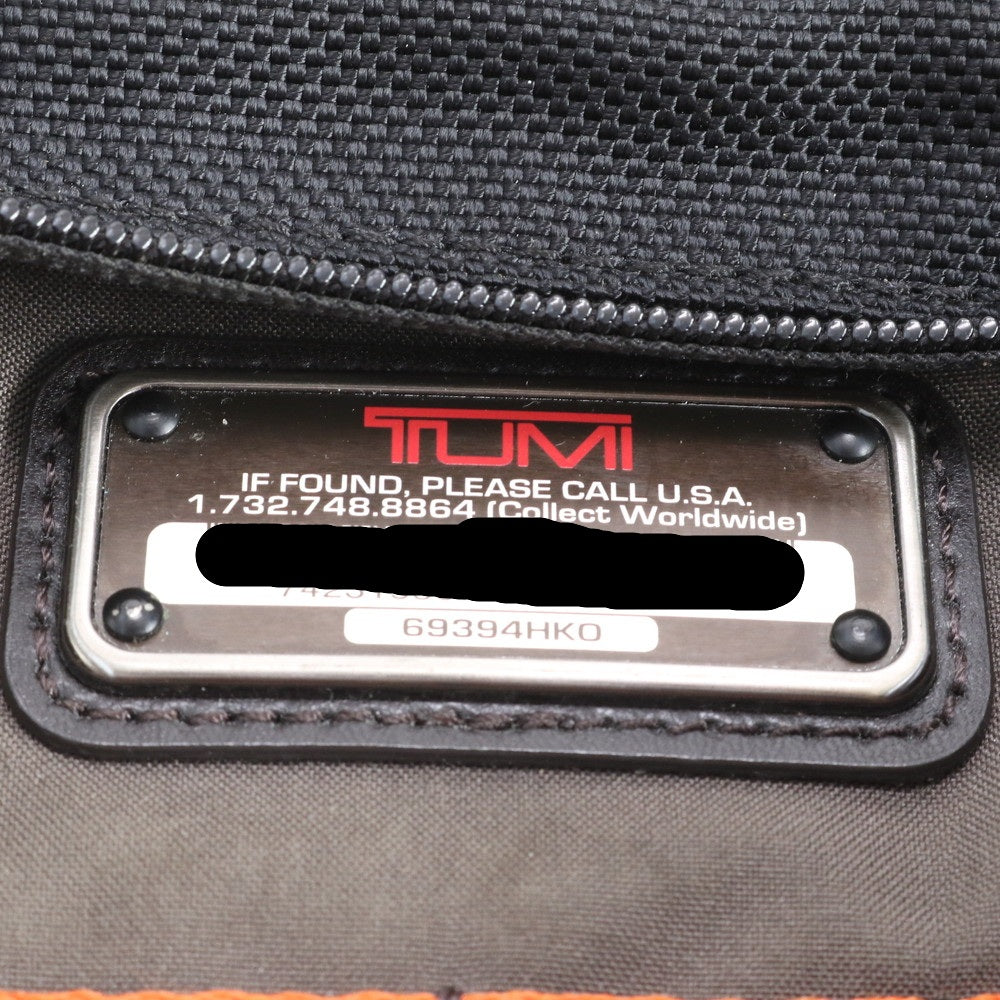 美品 TUMI トゥミ トレーサータグ付 69394HKO リュックサック バックパック バッグ ビジネス ブラック A4 メンズ REM DT35-9
