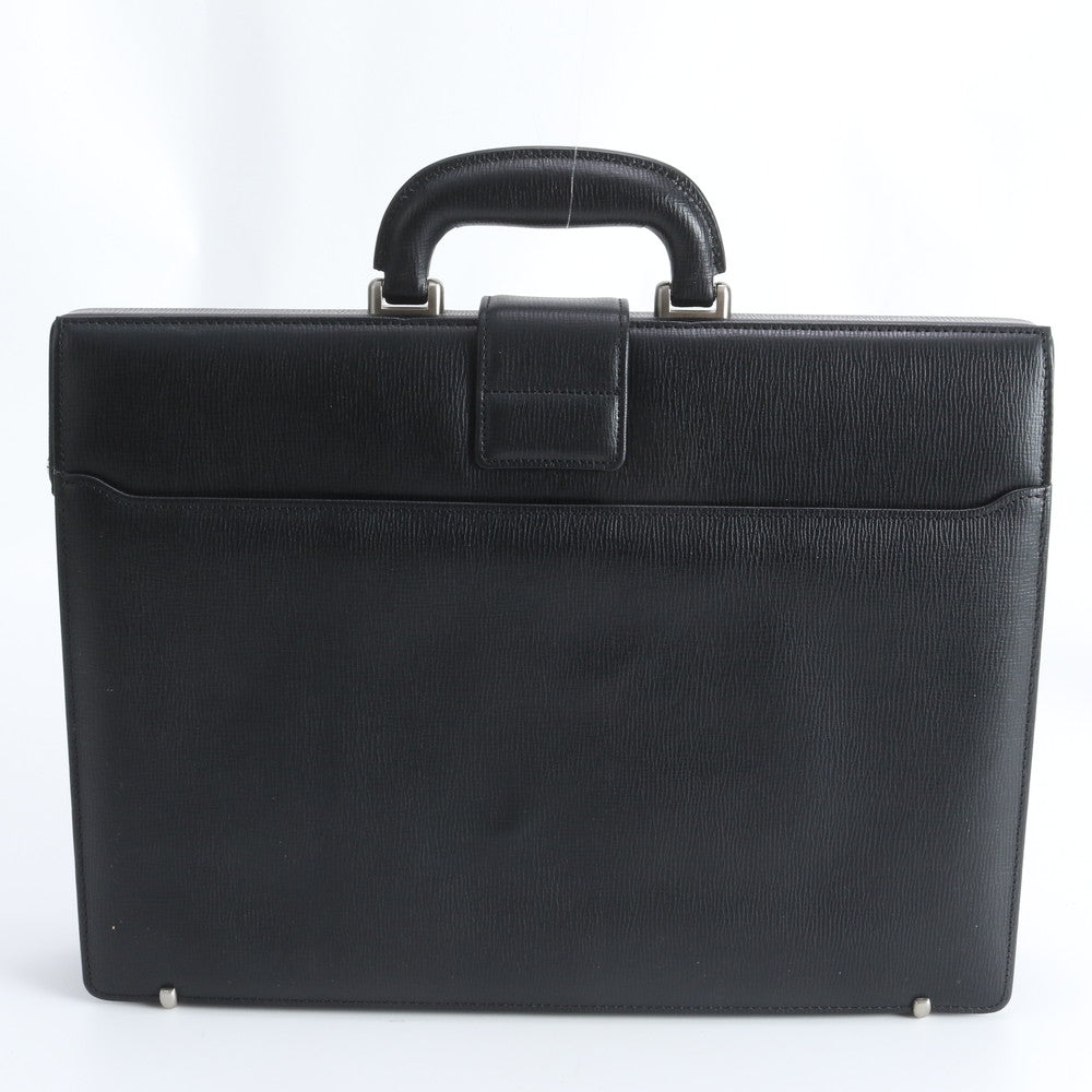 美品 ダックス ダレスバッグ レザー ビジネス バッグ 書類鞄 ブリーフケース トート 通勤 A4 ブラック 黒 メンズ REE DT44-3