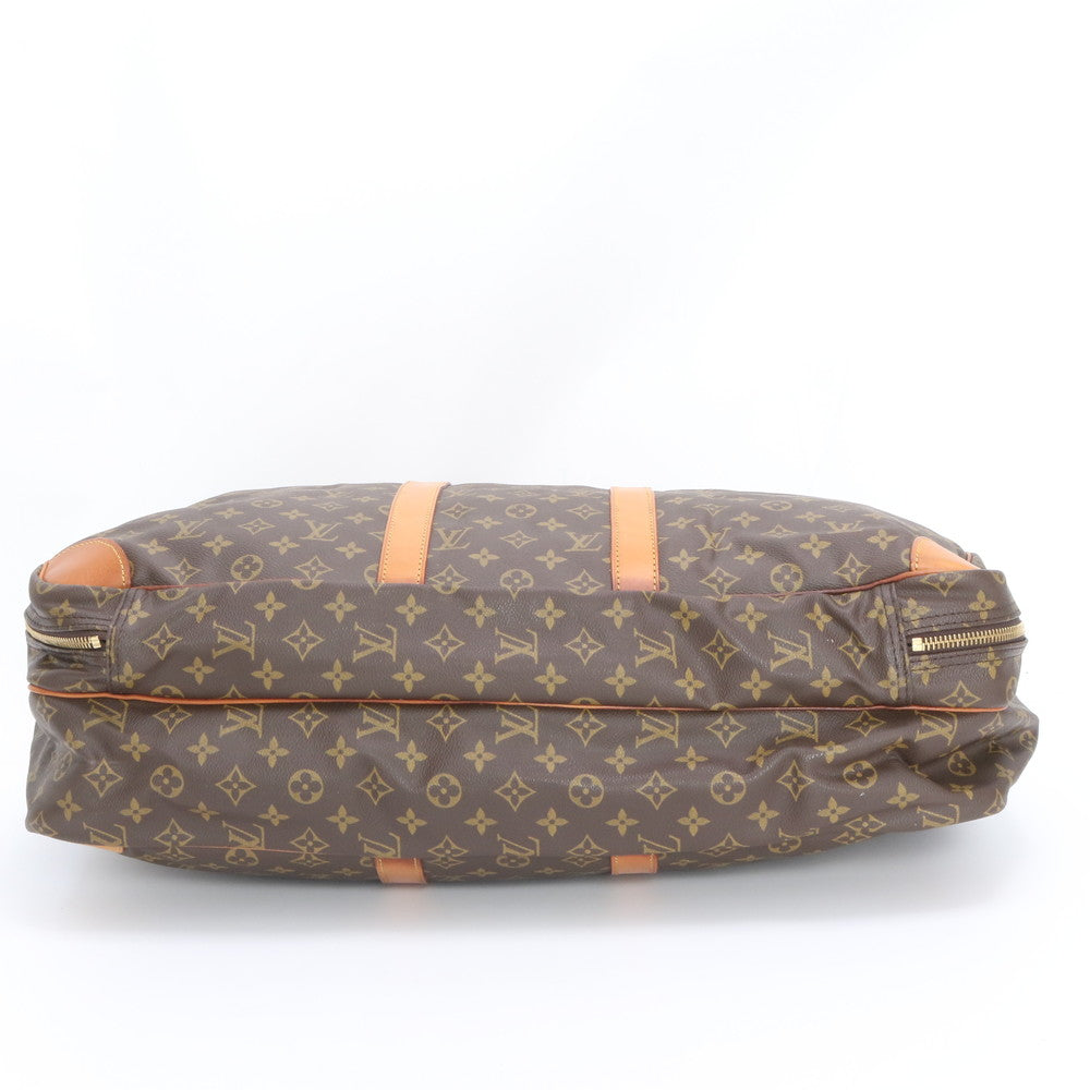 美品 ルイヴィトン モノグラム サック トロワポッシュ M41375 レザー ボストン バッグ 出張 旅行 トート トラベル メンズ RWE DT49-4