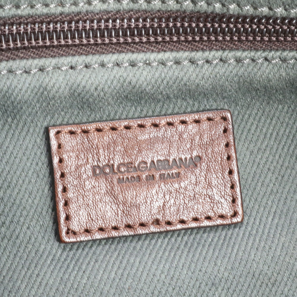 美品 D&G ドルチェアンドガッバーナ レザー トート バッグ ショルダー ビジネス 通勤 書類鞄 A4 メンズ RWE DT49-2