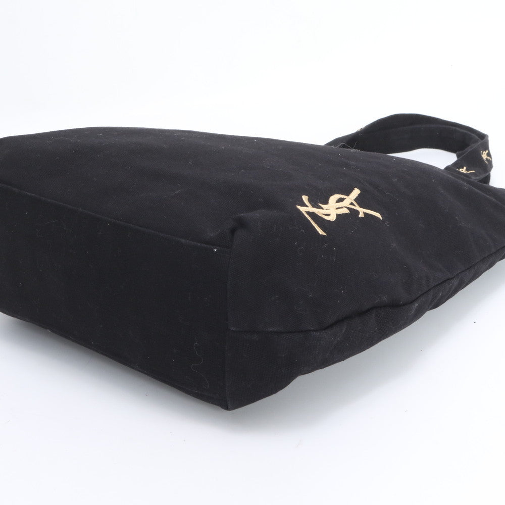 美品 YSL イヴ サンローラン トート バッグ 肩掛け ショルダー ハンド A4 ブラック 黒 レディース REE DT23-9