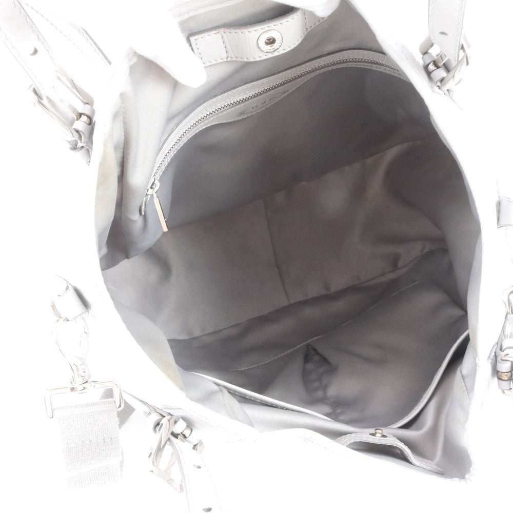 美品 トッズ Gライン レザー 2WAY トート バッグ 斜め掛け ショルダー ハンド グレー レディース EWE DV62-1