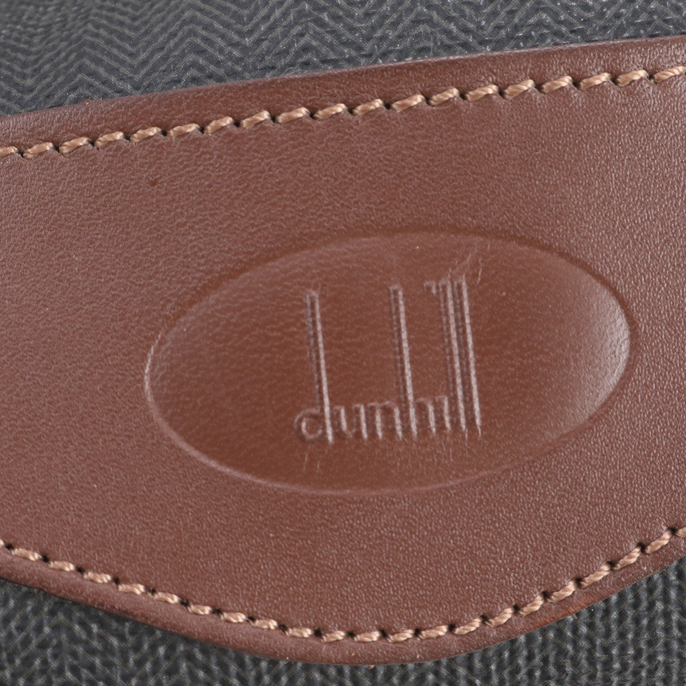 美品 ダンヒル レザー 2WAY ボストン バッグ 斜め掛け ショルダー 出張 旅行 トート ブラック ブラウン メンズ RWE DV62-7