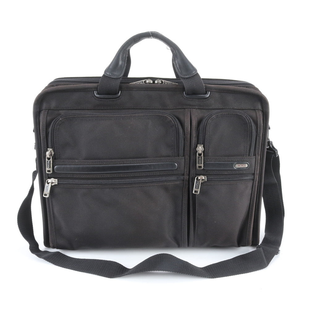 TUMI トゥミ トレーサータグ付 26114D4 レザー 2WAY ビジネス バッグ 斜め掛け 書類鞄 ブリーフケース A4 メンズ RWE DV67-1