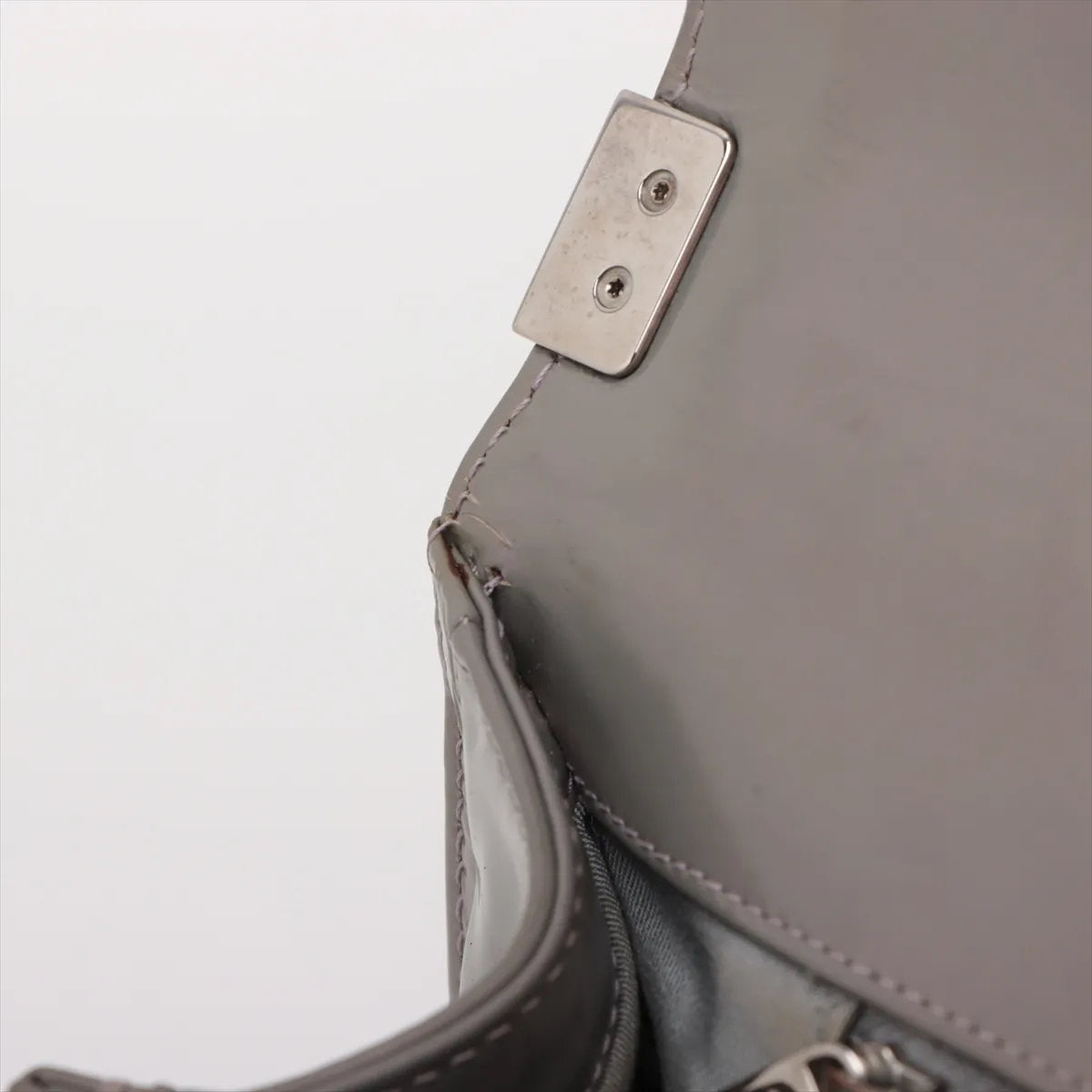 美品 シャネル シリアルシール付 ボーイシャネル レザー 2WAY チェーン ショルダーバッグ 斜め掛け レディース MMM DT53-1