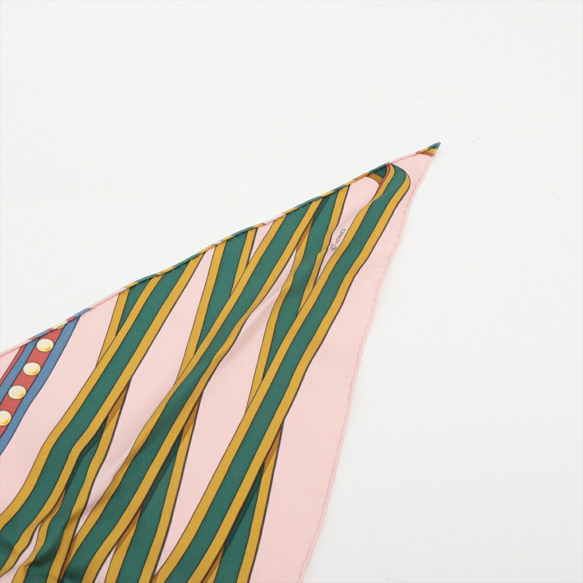 新品同様 エルメス ロザンジュ Grand Tralala グラン トゥラララ スカーフ シルク ピンク レディース メンズ MMM BO50-3