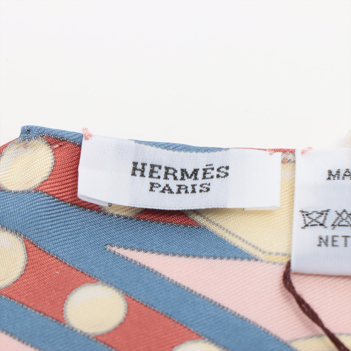 新品同様 エルメス ロザンジュ Grand Tralala グラン トゥラララ スカーフ シルク ピンク レディース メンズ MMM BO50-3