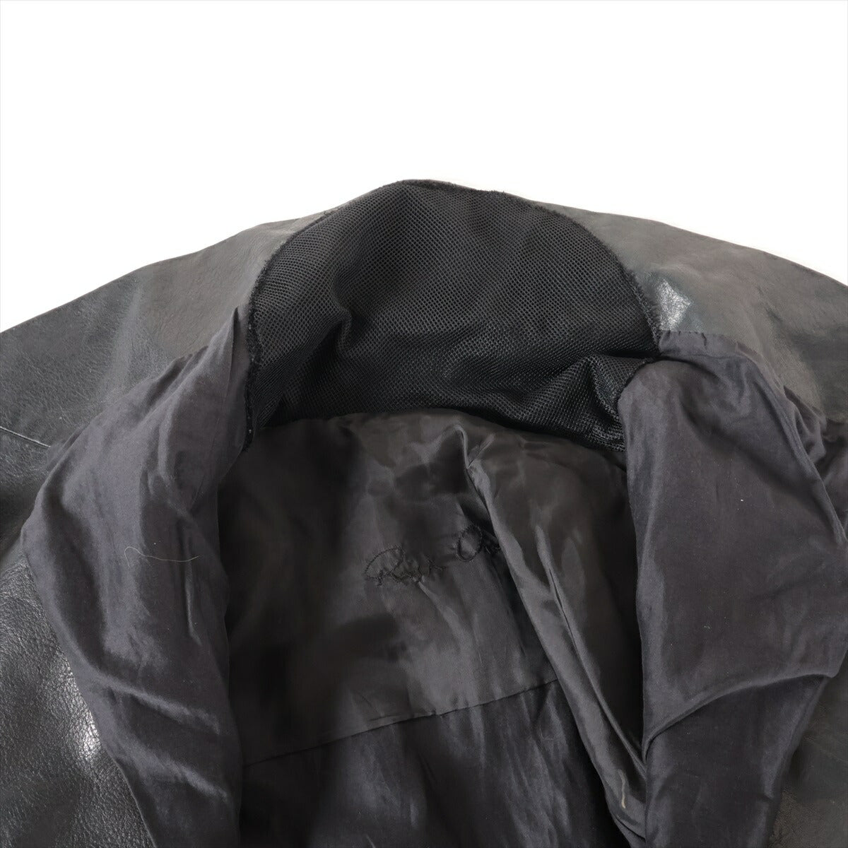 美品 リックオウエンス レザー ジャケット ブラック 黒 IT38 ファッション 洋服 アウター 上着 羽織 レディース MMM BS32-19