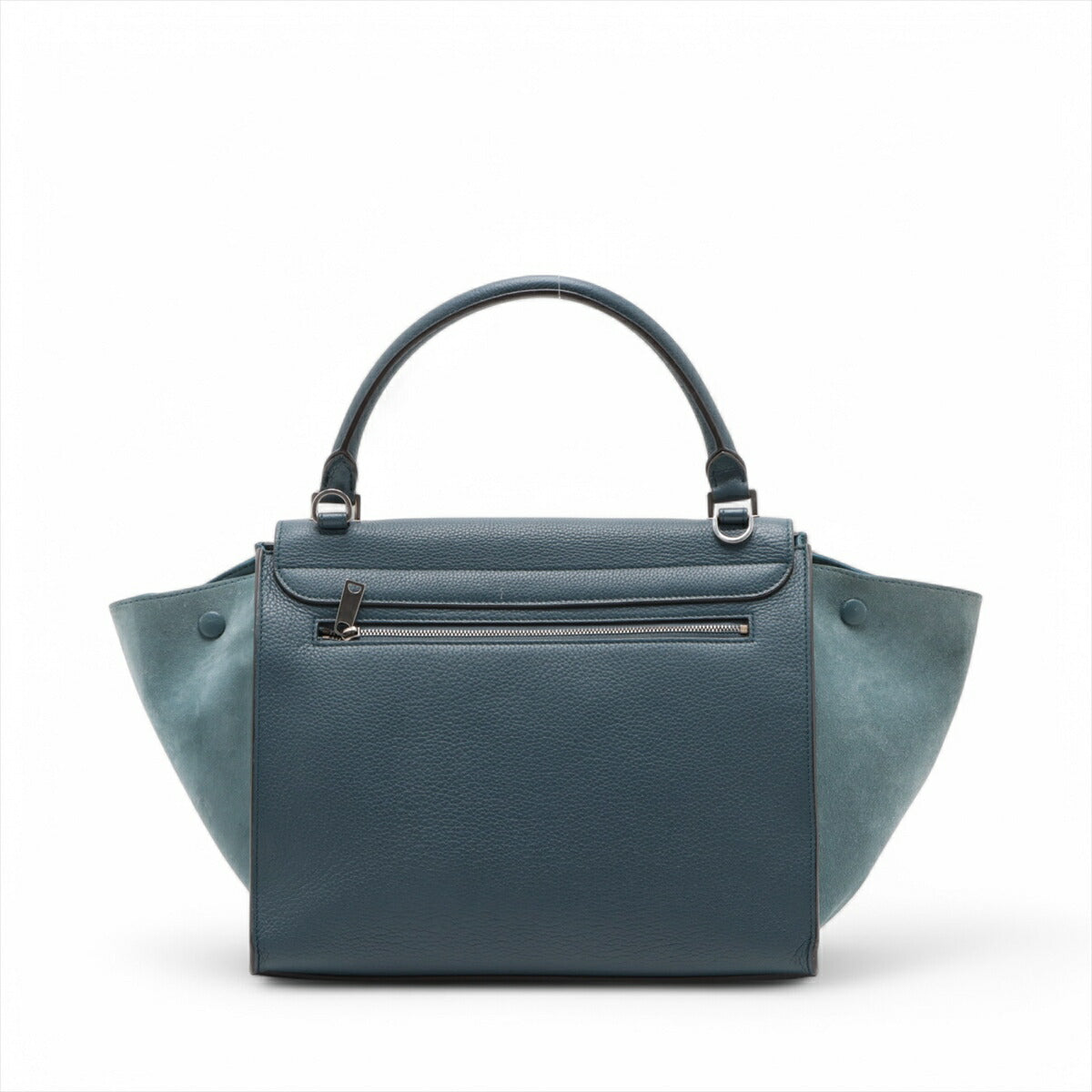 美品 セリーヌ トラペーズ ミディアム レザー 2WAY ハンドバッグ トート ショルダー 肩掛け 本革 レディース MMM BX50-31