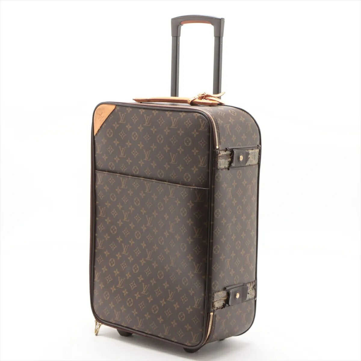 美品 ルイヴィトン モノグラム ペガス 55 M23294 レザー スーツケース キャリーケース バッグ 出張 旅行 メンズ MMM CF50-27