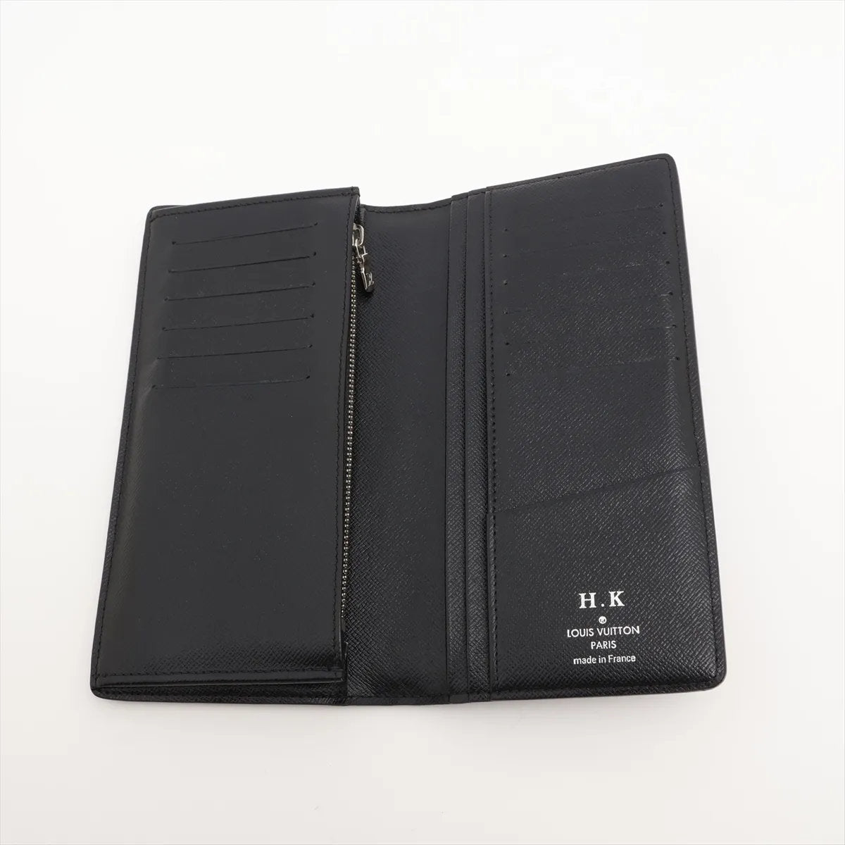 美品 ルイヴィトン ダミエ グラフィット ポルトフォイユ ブラザ N62665 レザー 長財布 二つ折り ウォレット メンズ MMM CP50-6