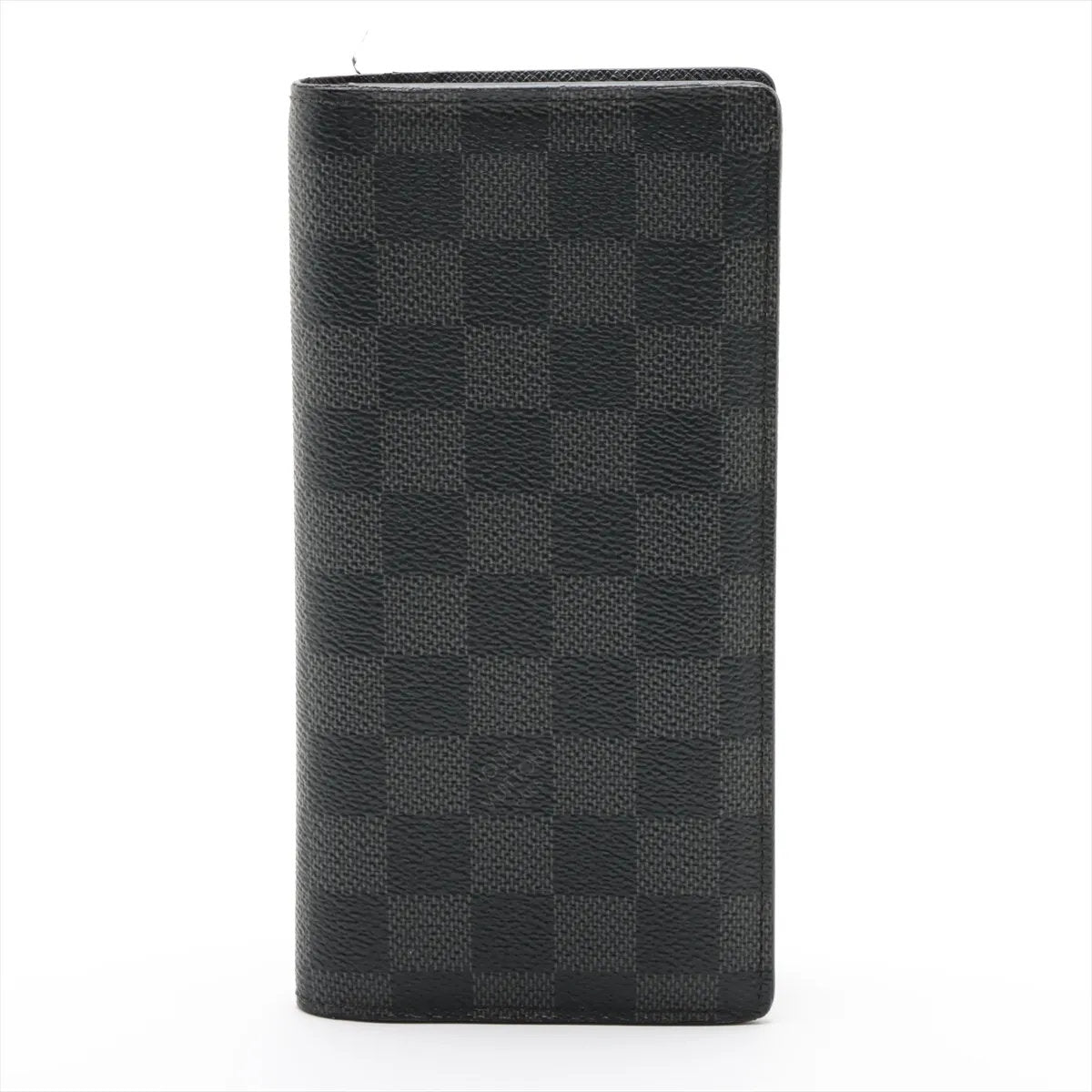 美品 ルイヴィトン ダミエ グラフィット ポルトフォイユ ブラザ N62665 レザー 長財布 二つ折り ウォレット メンズ MMM CP50-9