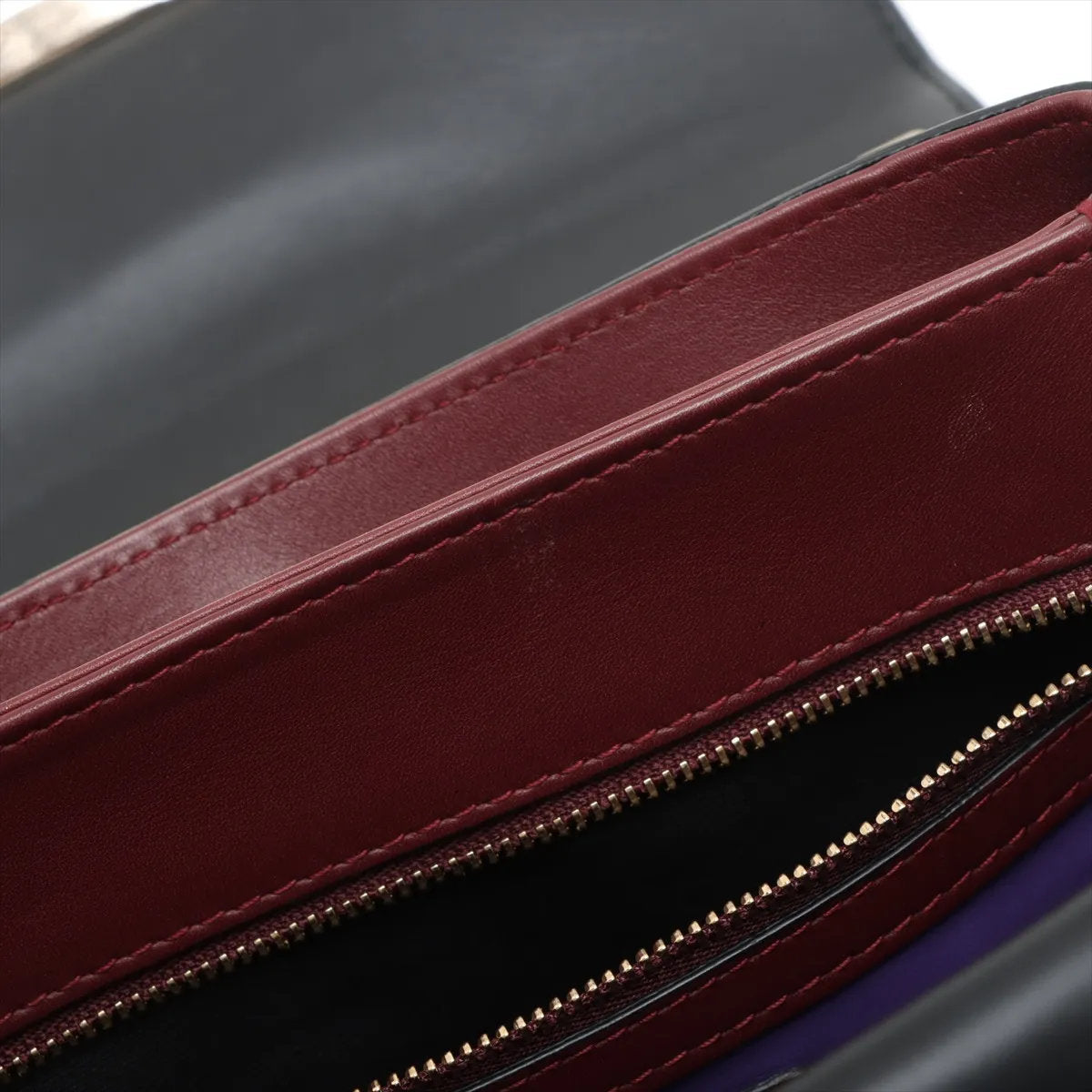 美品 ブルガリ セルペンティ ヴァイパー レザー 2WAY ハンドバッグ 斜め掛け ショルダー ボルドー レディース MMM CS50-5