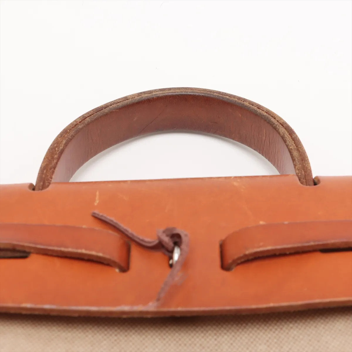 美品 エルメス エールバッグ アド PM トワルアッシュ レザー 2WAY トート バッグ 通勤 リュック メンズ レディース MMM CR51-7