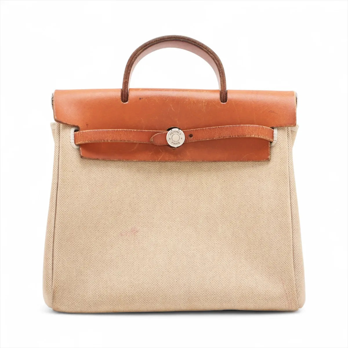 美品 エルメス エールバッグ アド PM トワルアッシュ レザー 2WAY トート バッグ 通勤 リュック メンズ レディース MMM CR51-7