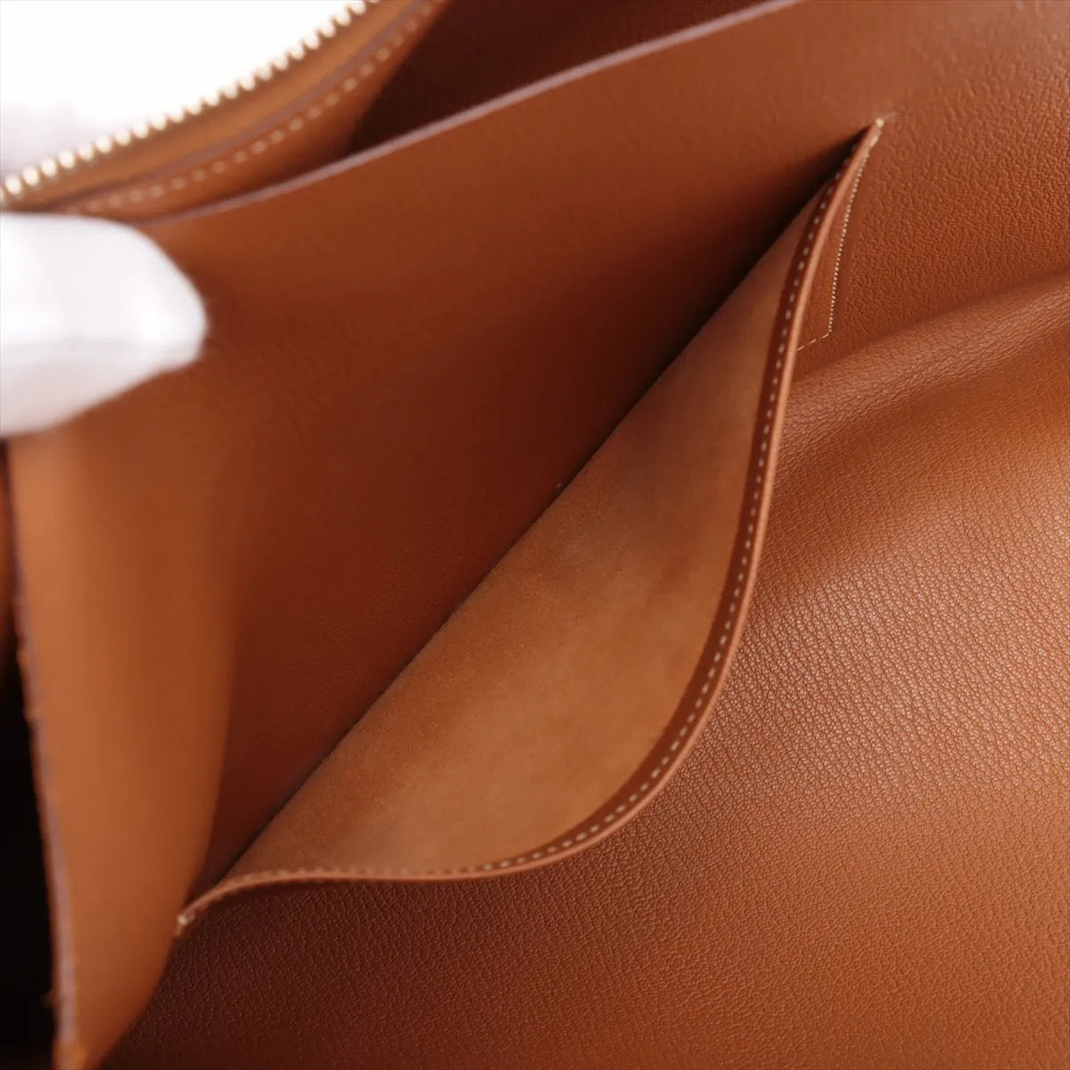 美品 エルメス Z 刻印 ヴォーバレニアフォーブル レザー セカンドバッグ クラッチ ポーチ 通勤 A4 メンズ レディース MMM CS50-9