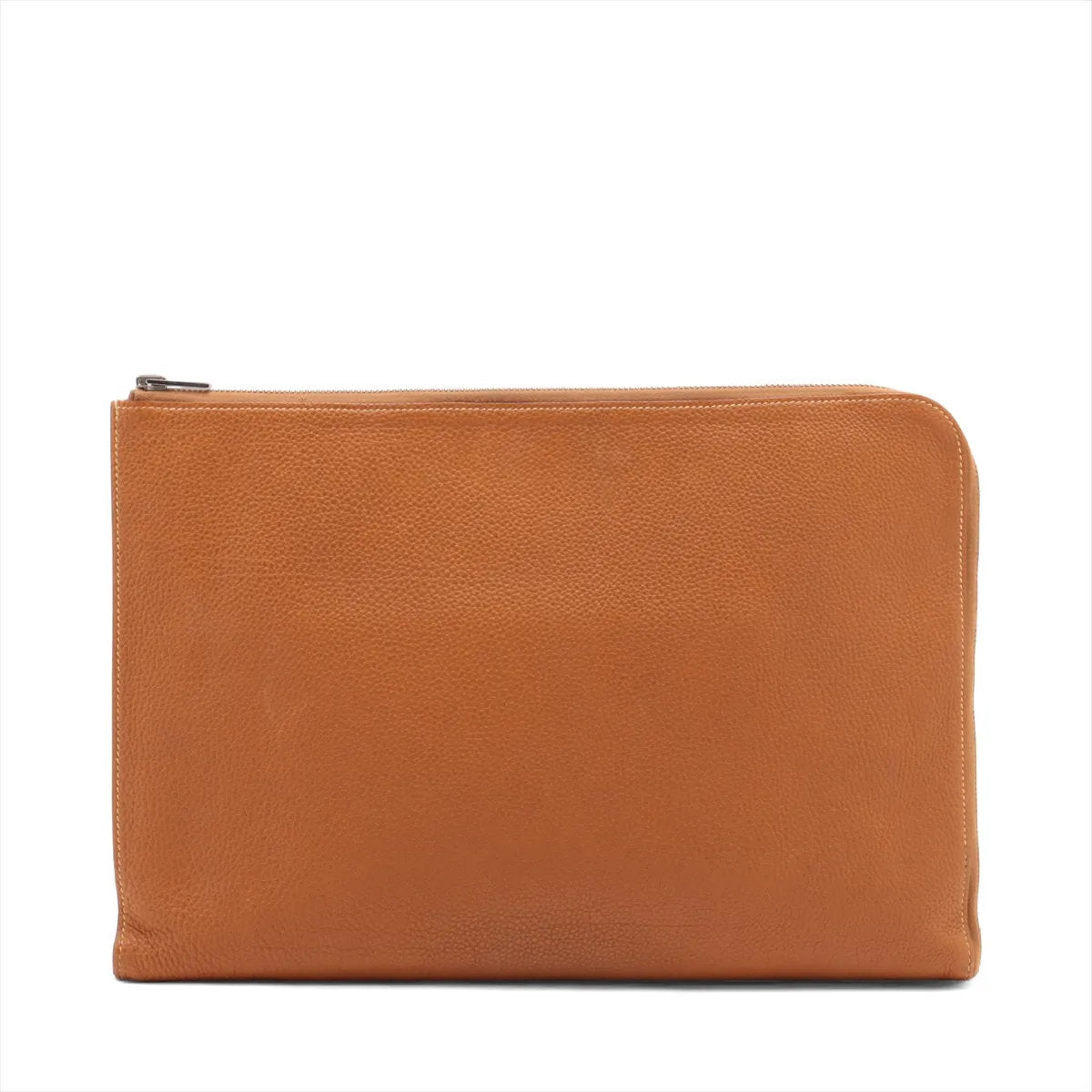 美品 エルメス Z 刻印 ヴォーバレニアフォーブル レザー セカンドバッグ クラッチ ポーチ 通勤 A4 メンズ レディース MMM CS50-9