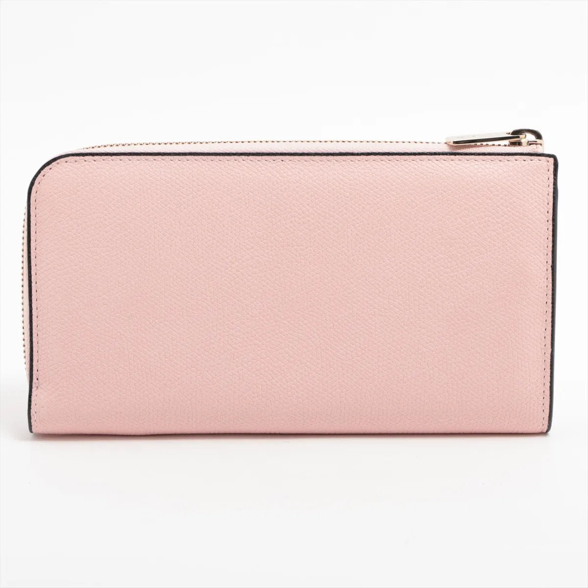 極美品 ヴァレクストラ レザー 長財布 ウォレット ラウンドファスナー ピンク 本革 レディース MMM CU50-1