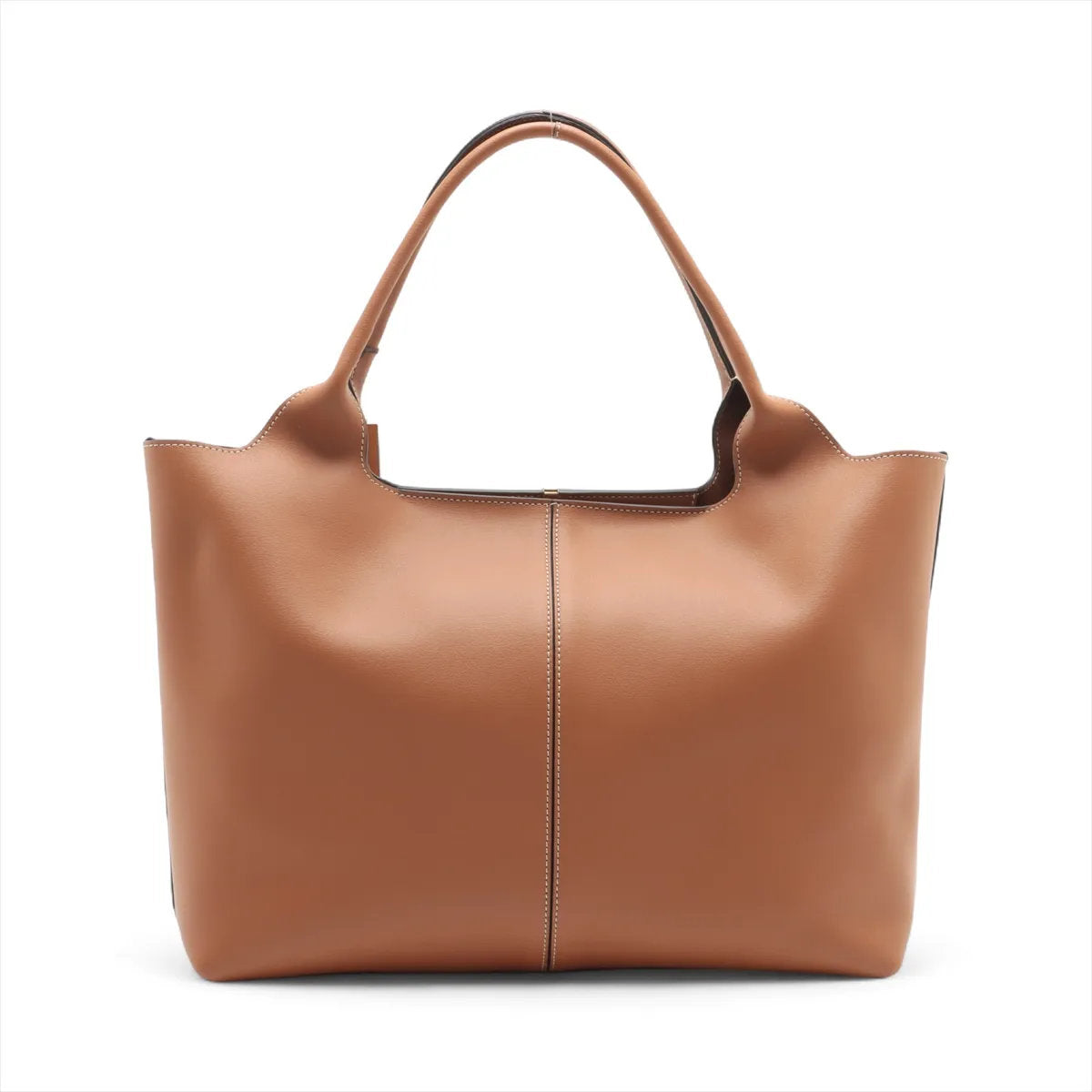 極美品 トッズ レザー トート バッグ 肩掛け ショルダー ハンド ブラウン 茶色 A4 レディース MMM CU51-1