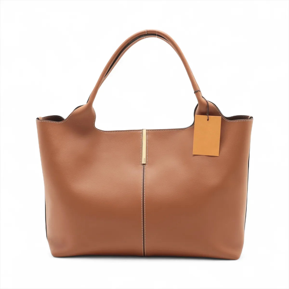 極美品 トッズ レザー トート バッグ 肩掛け ショルダー ハンド ブラウン 茶色 A4 レディース MMM CU51-1