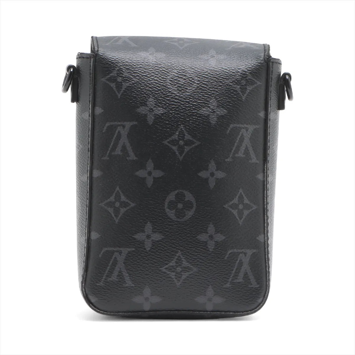 極美品 現行品 ルイヴィトン RFID モノグラム エクリプス Sロック ヴェルティカル ウェアラブル ウォレット レザー メンズ EEE CV51-4