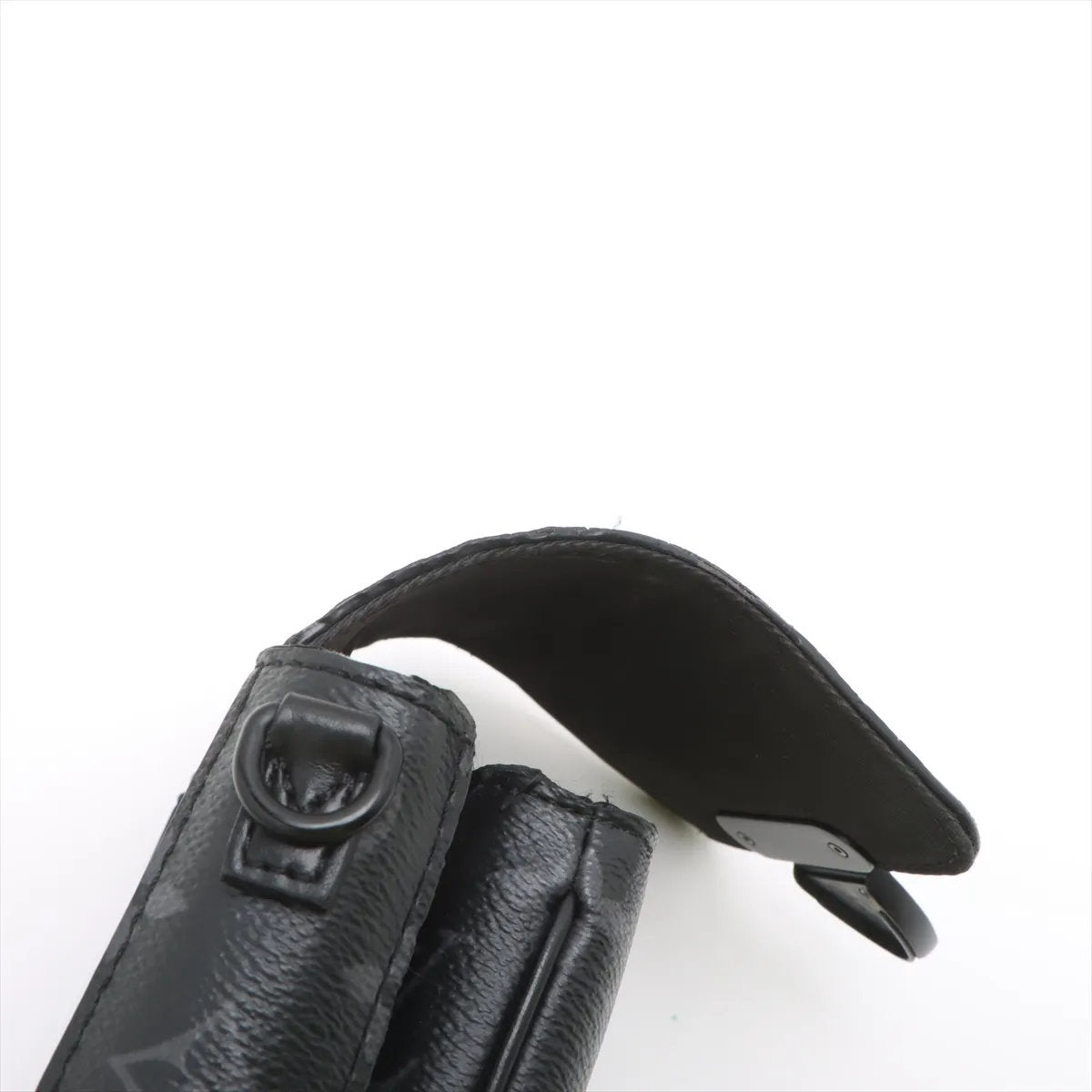 極美品 現行品 ルイヴィトン RFID モノグラム エクリプス Sロック ヴェルティカル ウェアラブル ウォレット レザー メンズ EEE CV51-4