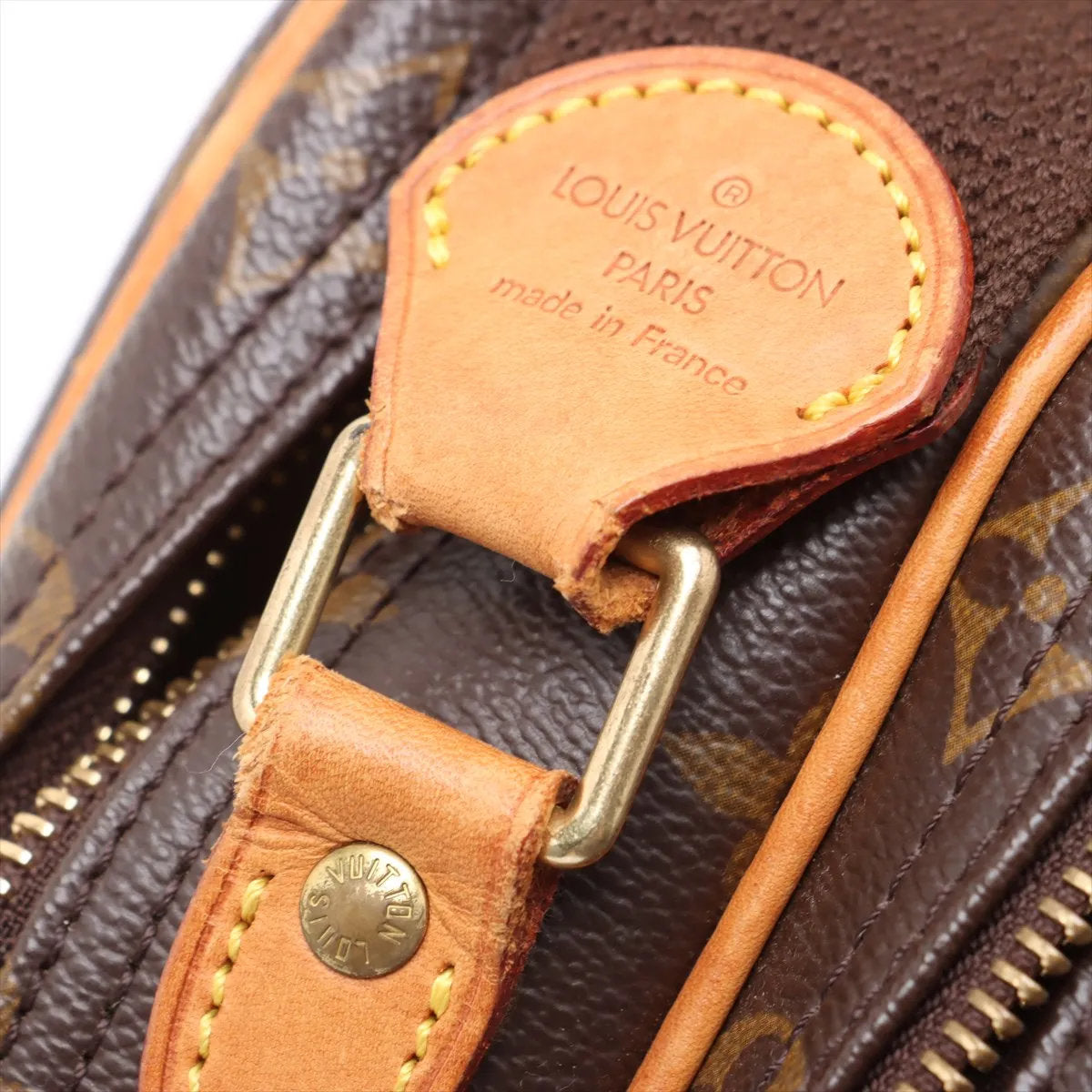 美品 ルイヴィトン モノグラム リポーター PM M45254 レザー ショルダーバッグ 斜め掛け クロスボディ トート レディース EEE CV52-1