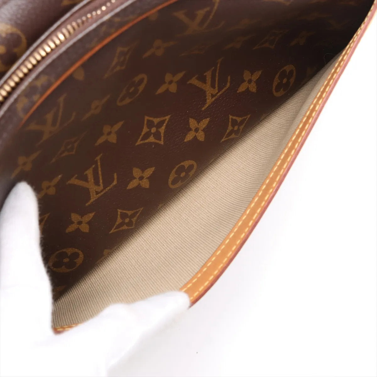 美品 ルイヴィトン モノグラム リポーター PM M45254 レザー ショルダーバッグ 斜め掛け クロスボディ トート レディース EEE CV52-1