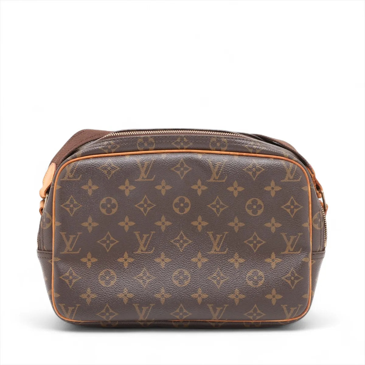 美品 ルイヴィトン モノグラム リポーター PM M45254 レザー ショルダーバッグ 斜め掛け クロスボディ 本革 レディース EEE CV52-7