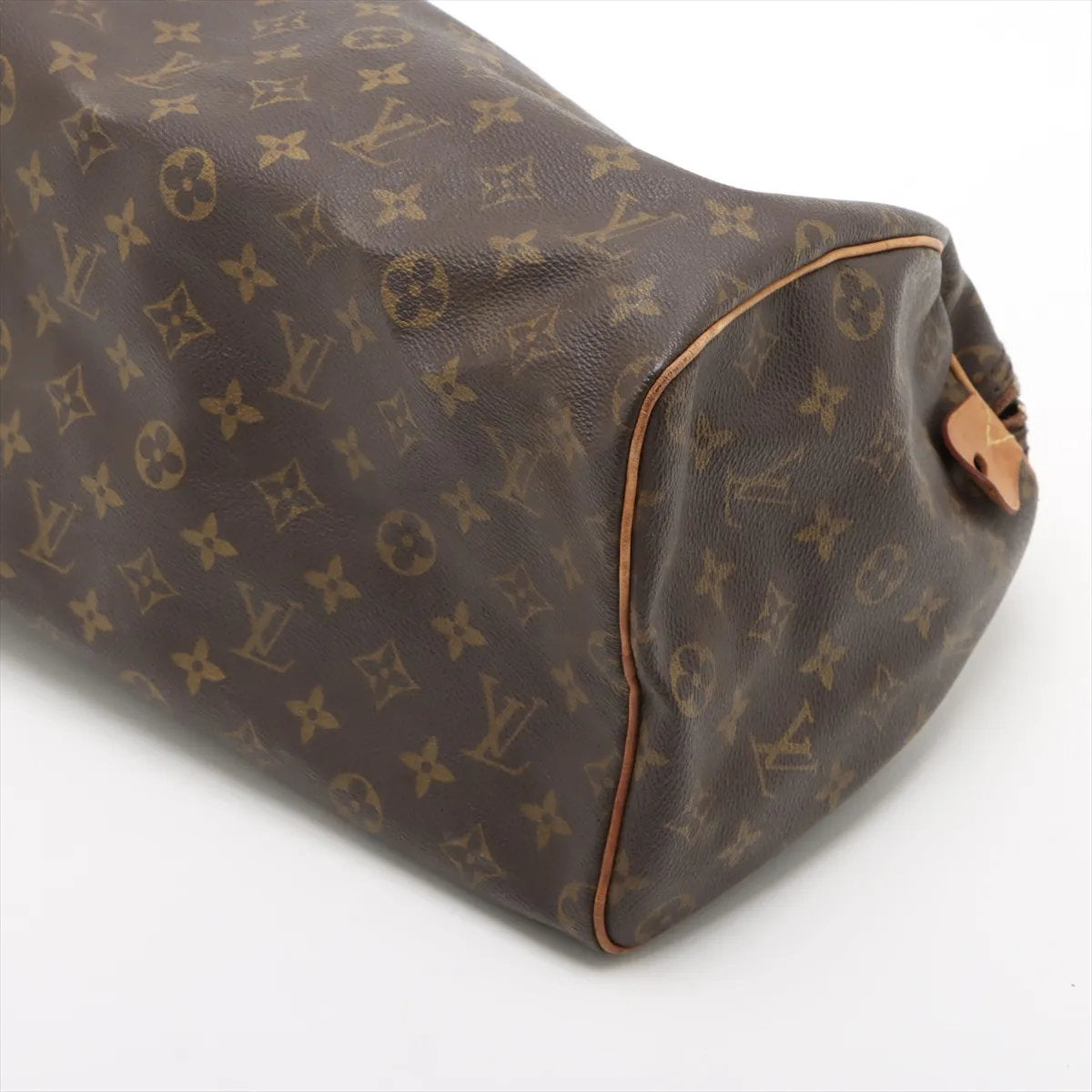 ルイヴィトン モノグラム スピーディ 30 M41526 レザー ミニ ボストン ハンドバッグ トート ブラウン 茶色 レディース EEE CV53-3