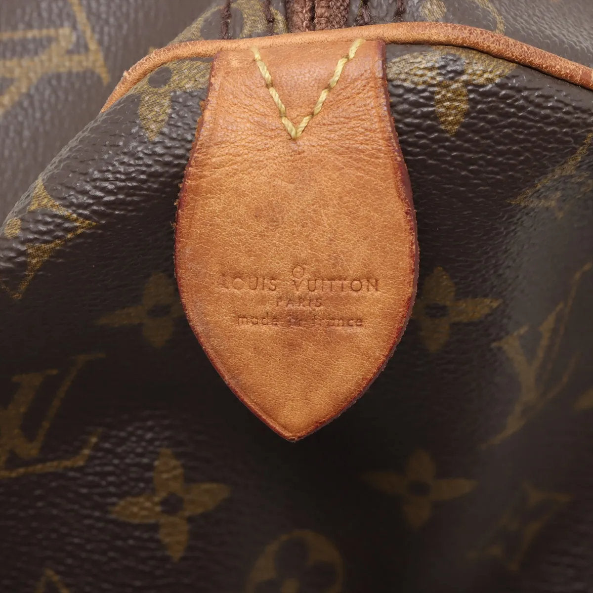 ルイヴィトン モノグラム スピーディ 30 M41526 レザー ミニ ボストン ハンドバッグ トート ブラウン 茶色 レディース EEE CV53-3